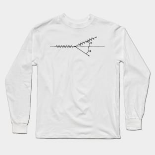 Compton Effect, Electron Scattering - Quantum Physics Basics Long Sleeve T-Shirt